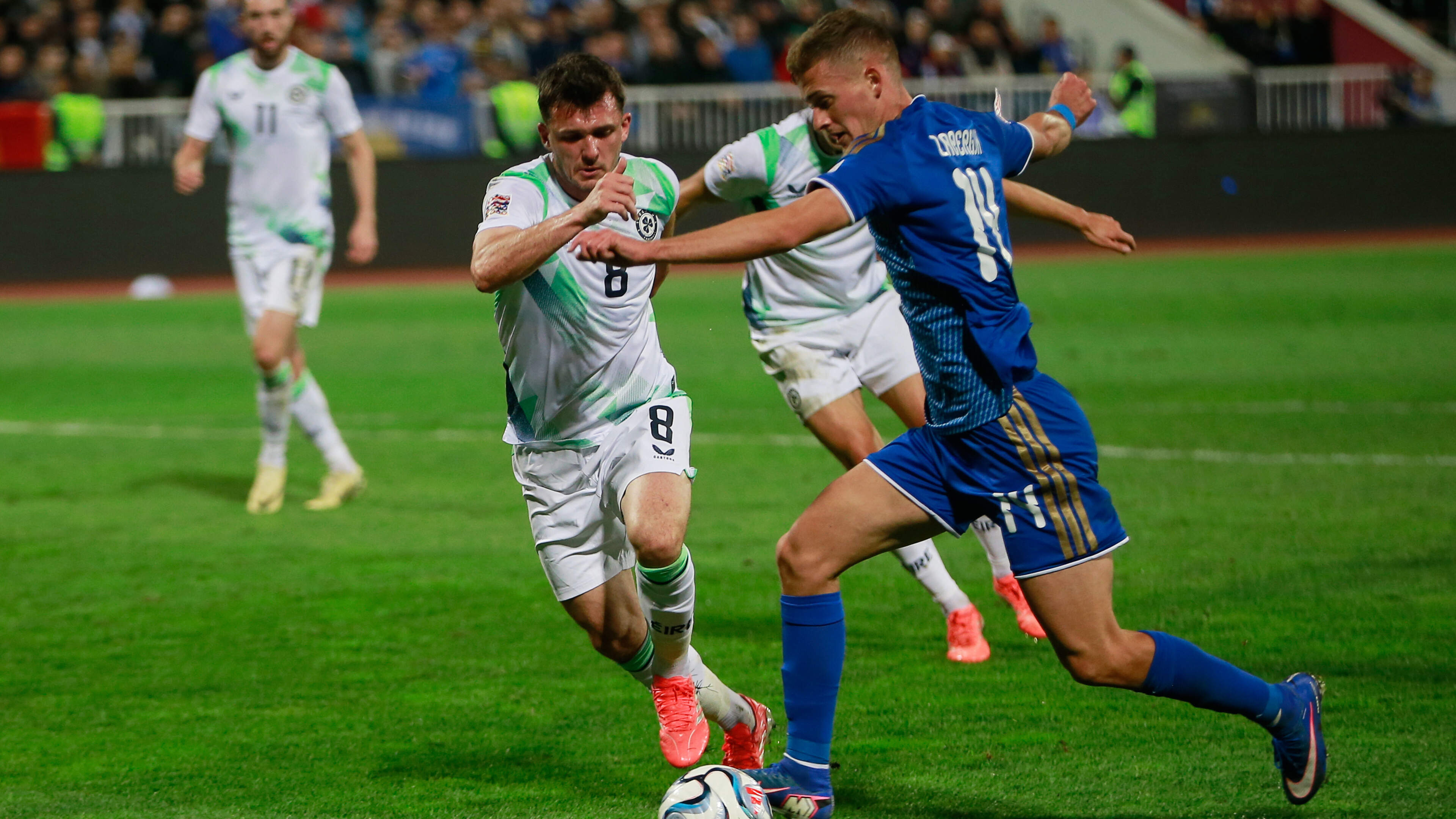 Lacklustre Ireland torn apart as Kosovo make their point on and off the field